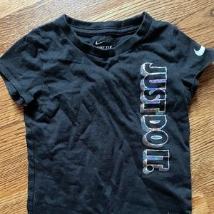 Toddler Girls size 3T Black Nike t shirt